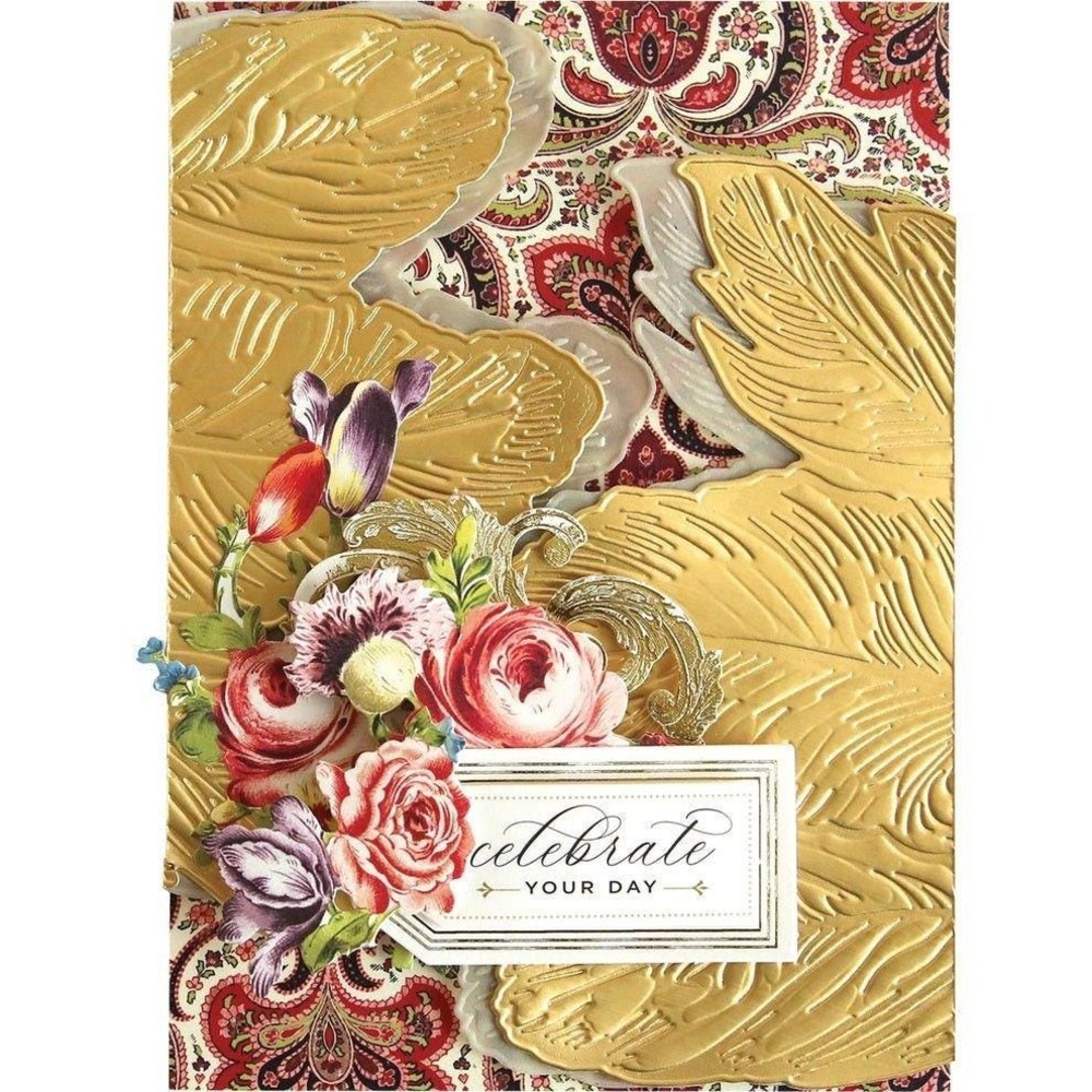 Anna Griffin Finely Feathered 3D Die Set ***NEW*** - Picture 4 of 6